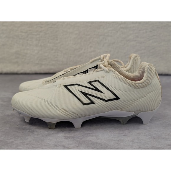 New Balance Shoes - New Balance Burn X4 Lacrosse Cleats White Black Womens 8 WBURNLW4 Low Top Shoes